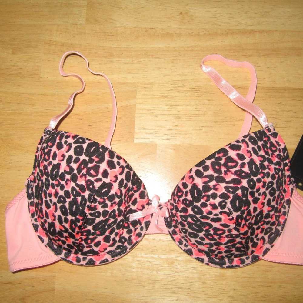 Beverly Hills Polo Club Pink Coral Crush Bra NEW